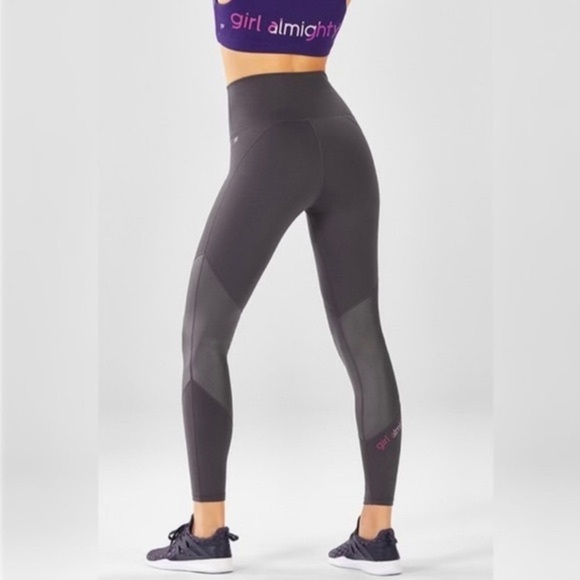 Fabletics Kate Hudson Girl Almighty Grey Legging M - Picture 3 of 8